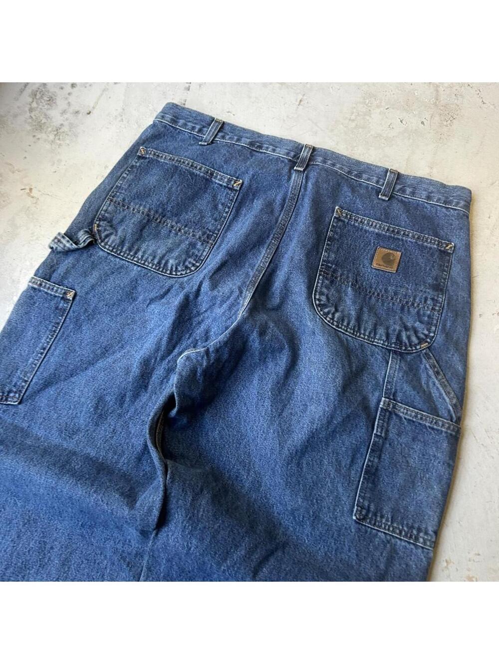 Carhartt Blue Denim Carpenter Jeans